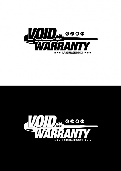 Datei:Labortage 2012 void your warranty logo black white.png