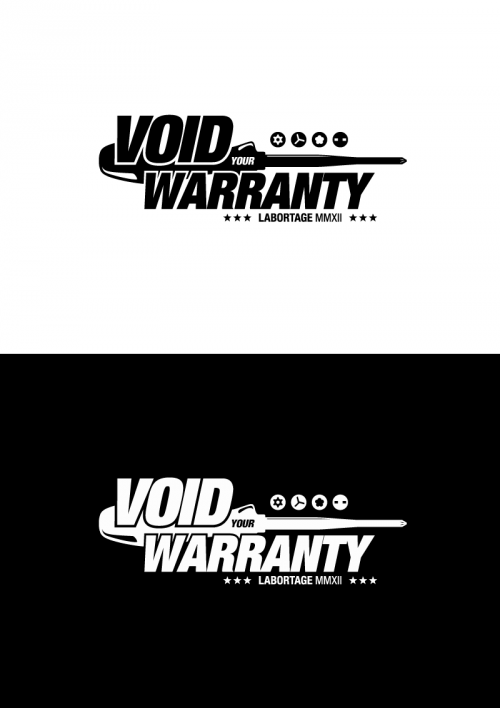 Labortage 2012 void your warranty logo black white.png